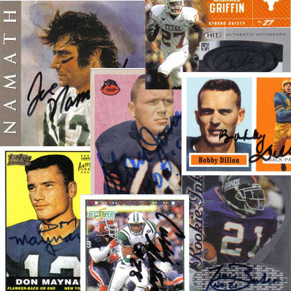 Autographed Football Cards