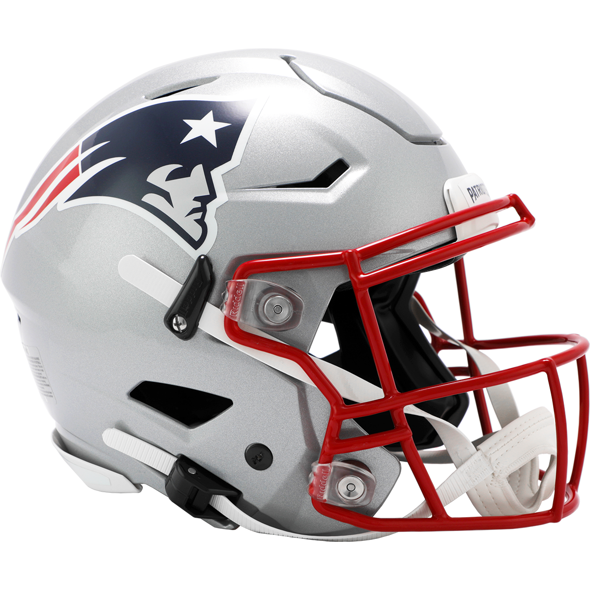 New England Patriots Mini Helmet, Multi-Signed by: Adam Vinatieri