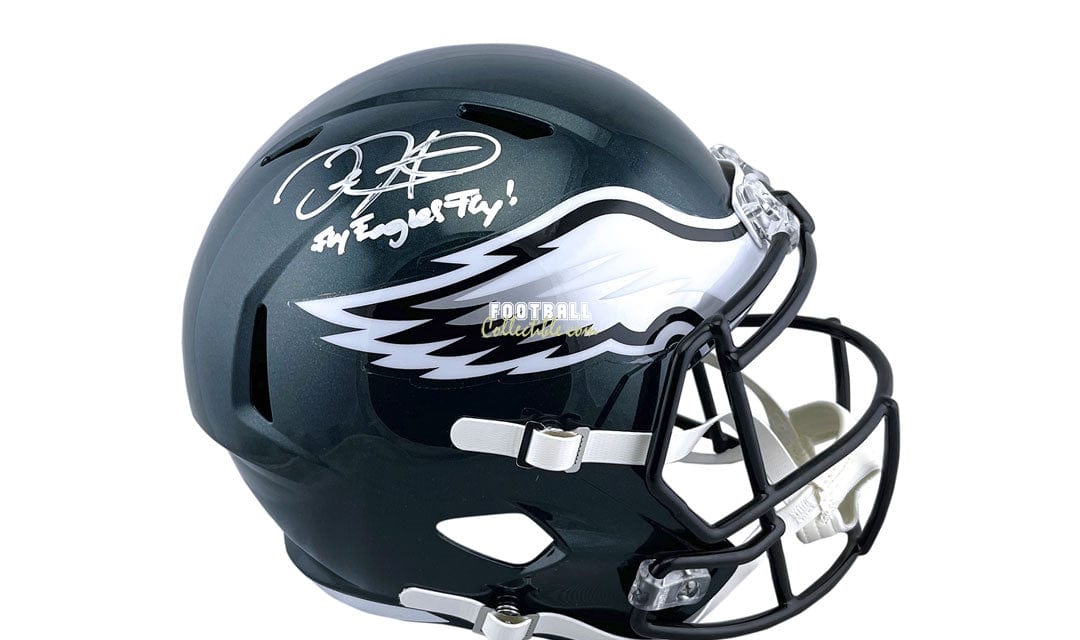 Brian Dawkins Philadelphia Eagles Autographed Full Alternate Black Helmet