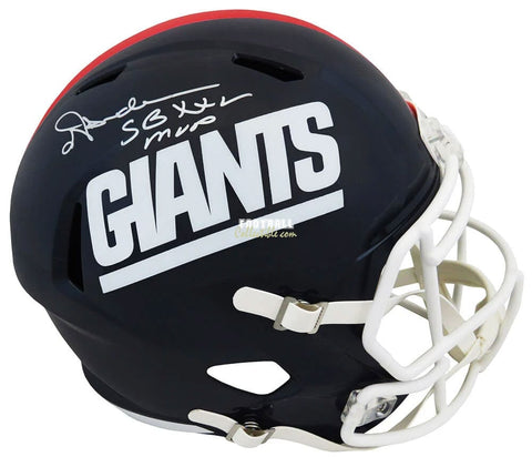 Autographed Full size Helmets Ottis Anderson Autographed New York Giants Helmet
