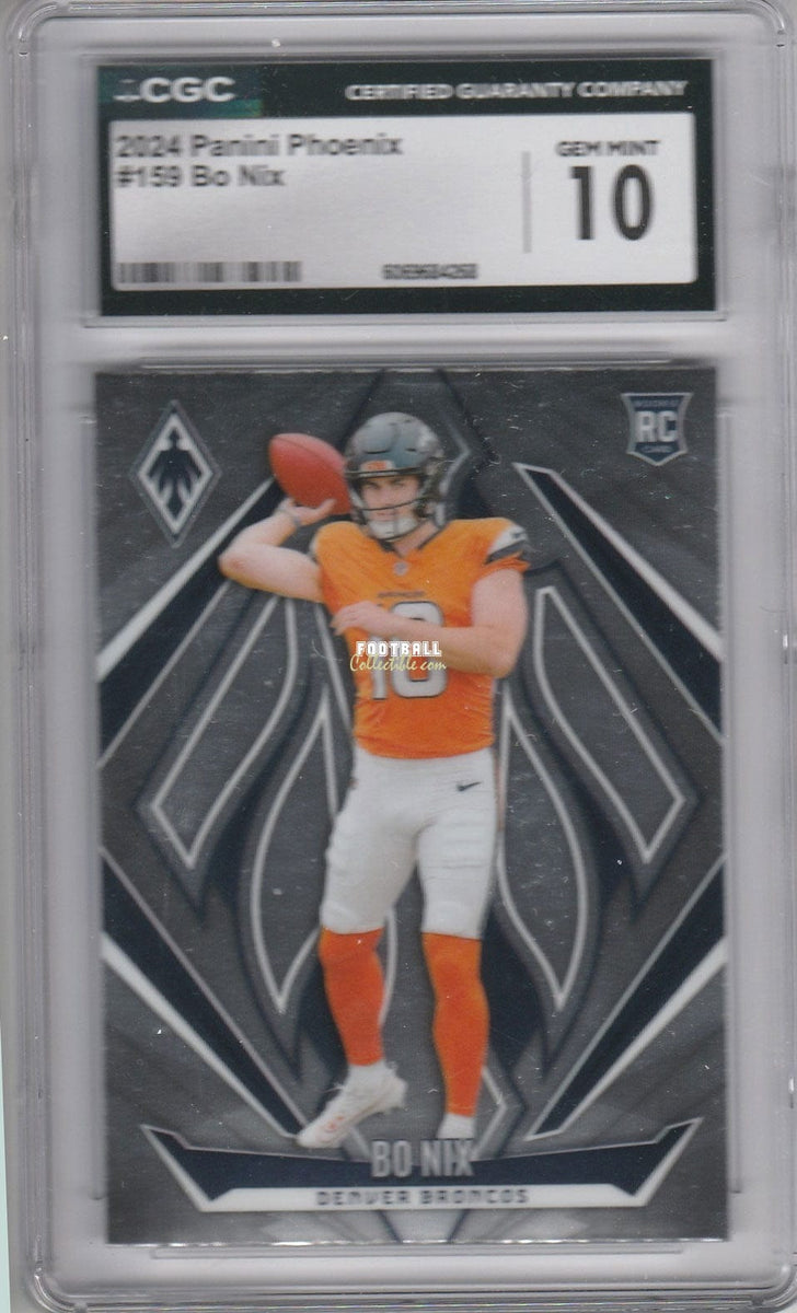 bo nix graded rookie card Bo Nix 2024 Topps Now Football Rookie Card #12 Graded PSA 9 Cert #102982421