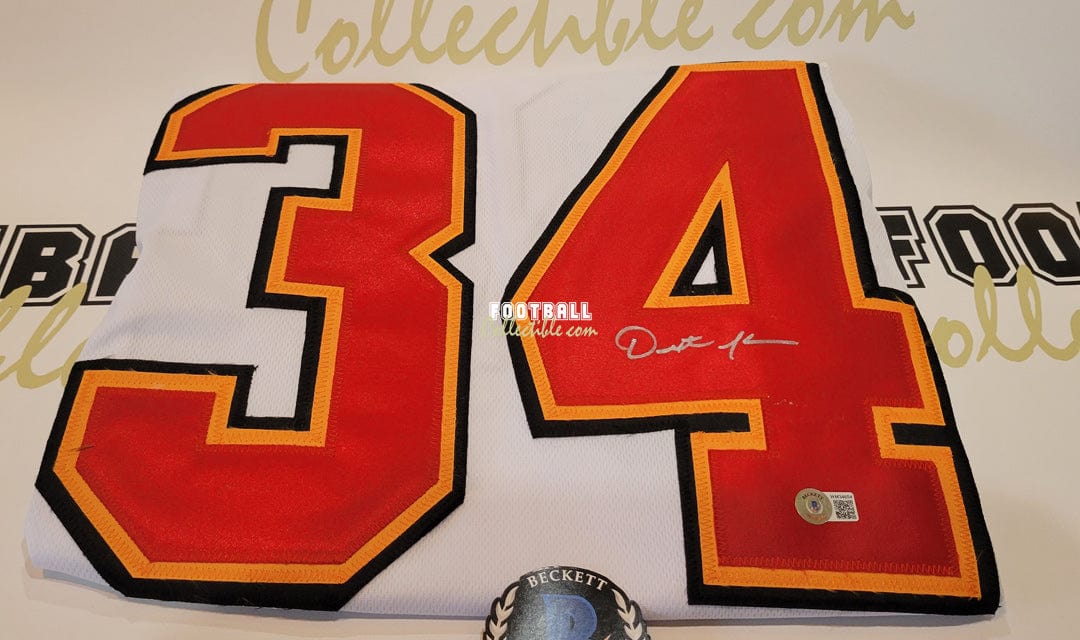 footballcollectible Dexter Jackson Autographed Tampa Bay Buccaneers Jersey