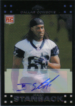 Autographed Football Cards Isaih Stanback Autographed Football Card