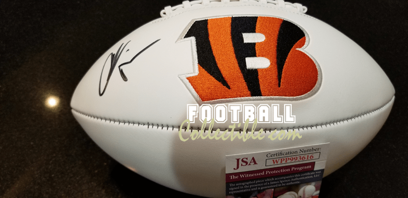 Chad Johnson Autographed Bengals Football –