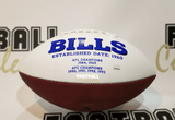 Autographed Footballs Frank Gore Autographed Buffalo Bills White Panel Football