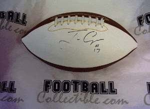 Autographed Footballs Jason Campbell Autographed Full Size Football