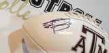 Autographed Footballs Johnny Manziel Autographed Texas A&M Aggies Logo Football