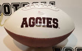 Autographed Footballs Johnny Manziel Autographed Texas A&M Aggies Logo Football