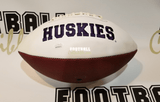 Autographed Footballs Warren Moon Autographed Washington Huskies White Panel Football