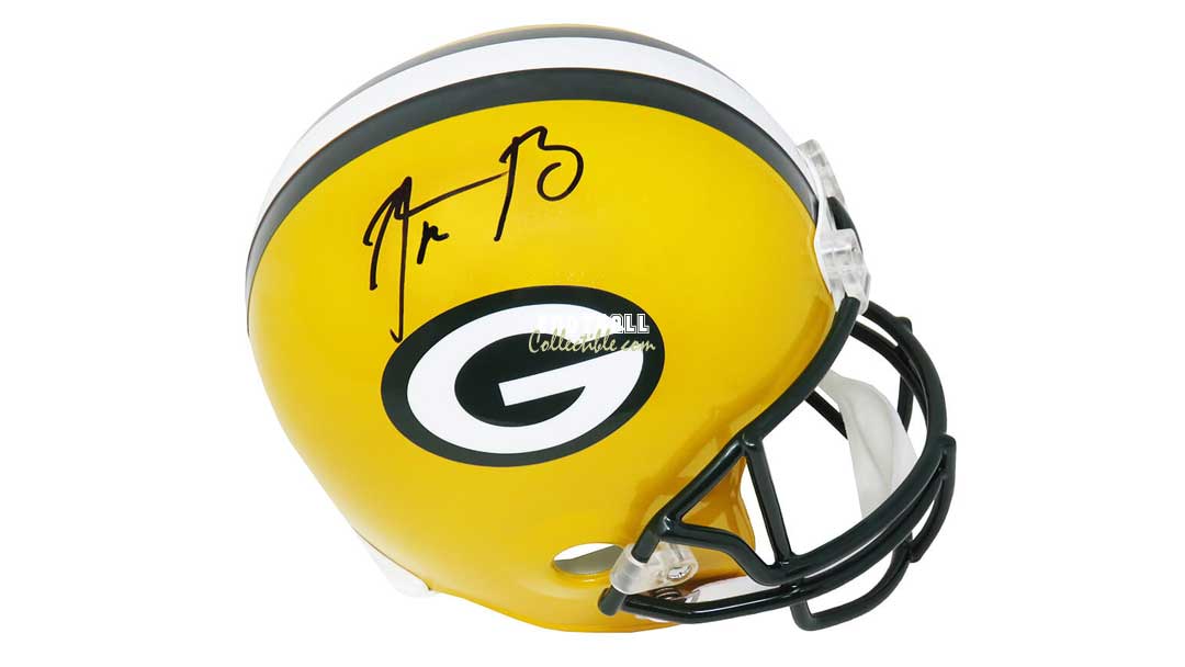 Aaron Rodgers Autographed Green Bay Packers Helmet