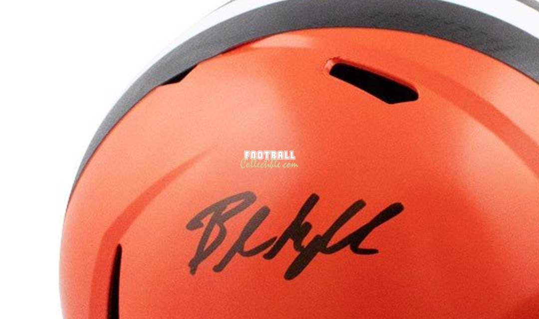 Logo Cleveland Browns Full Size Autograph Football