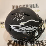 Autographed Full Size Helmets Brian Dawkins Autographed Authentic Eclipse Philadelphia Eagles Helmet