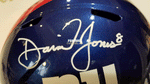Autographed Full Size Helmets Daniel Jones Autographed New York Giants Helmet