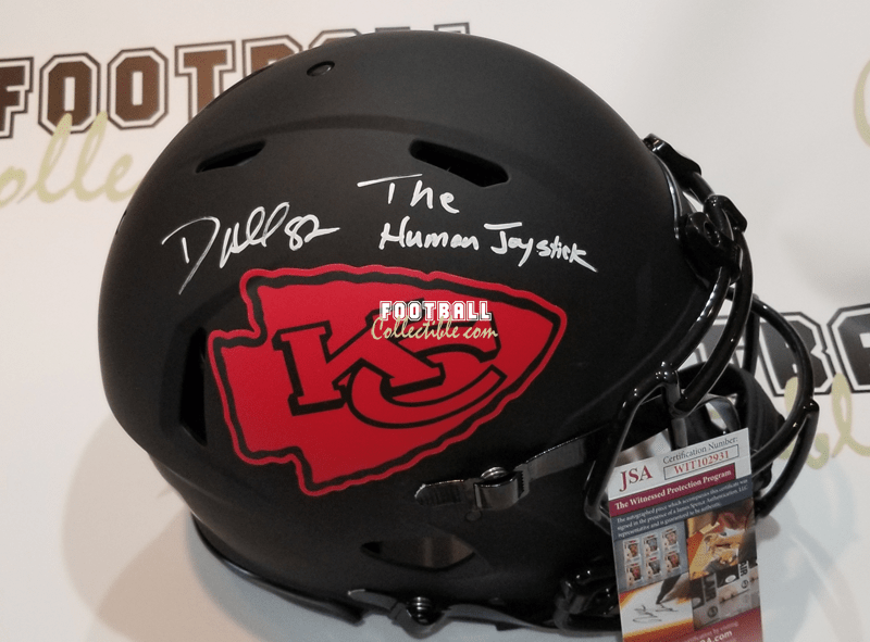 Dante Hall Autographed Authentic Eclipse Kansas City Chiefs Helmet –