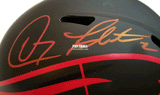 Autographed Full Size Helmets Doug Flutie Autographed New England Patriots Eclipse Helmet