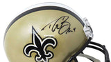 Autographed Full Size Helmets Drew Brees Autographed New Orleans Saints Helmet