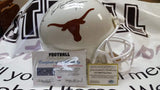 Autographed Full Size Helmets Earl Campbell and Priest Holmes Signed Longhorns Helmet