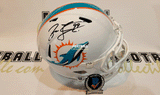Autographed Full Size Helmets Jason Taylor Autographed Miami Dolphins Helmet