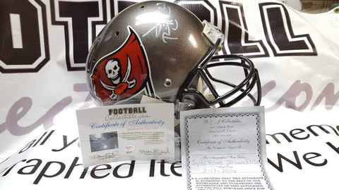 Autographed Full Size Helmets Jermaine Phillips Autographed Tampa Bay Buccaneers Helmet