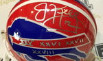 Autographed Full Size Helmets Jim Kelly Autographed Authentic Proline Buffalo Bills Helmet