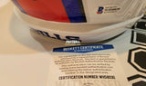 Autographed Full Size Helmets Jim Kelly Autographed Buffalo Bills Helmet