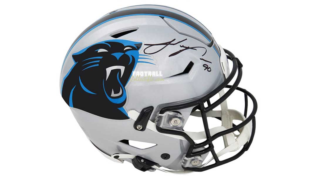 Julius Peppers Autographed Carolina Panthers SpeedFlex Authentic Helme –