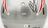 Autographed Full Size Helmets Mac Jones Autographed New England Patriots Helmet