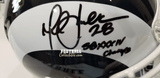Autographed Full Size Helmets Marshall Faulk Autographed Proline Rams Helmet