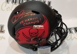 Autographed Full Size Helmets Mike Alstott Autographed Eclipse Full Size Buccaneers Helmet