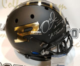 Autographed Full Size Helmets Mike Alstott Autographed Full Size Purdue Helmet