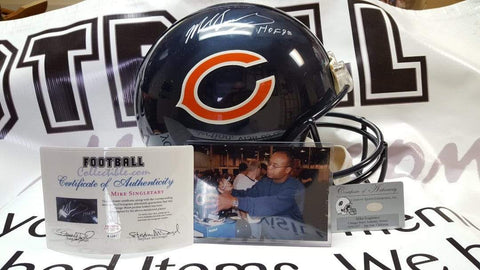 Autographed Full Size Helmets Mike Singletary Signed Chicago Bears Proline Helmet