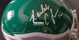 Autographed Full Size Helmets Randall Cunningham Autographed Philadelphia Eagles Helmet