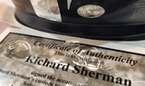Autographed Full Size Helmets Richard Sherman Autographed Seattle Seahawks Authentic Helmet