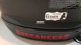 Autographed Full Size Helmets Ronde Barber Autographed Tampa Bay Buccaneers Authentic Eclipse Helmet