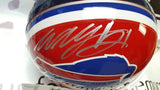 Autographed Full Size Helmets Willis McGahee Autographed Buffalo Bills Helmet