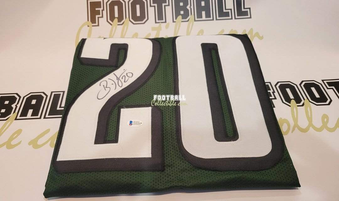 Jalen Hurts Authentic Signed Green Pro Style Framed Jersey Autographed JSA