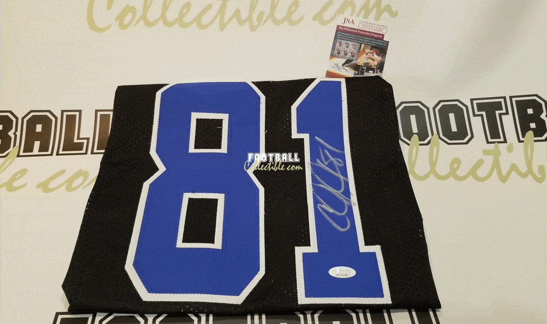 Calvin johnson top autographed jersey