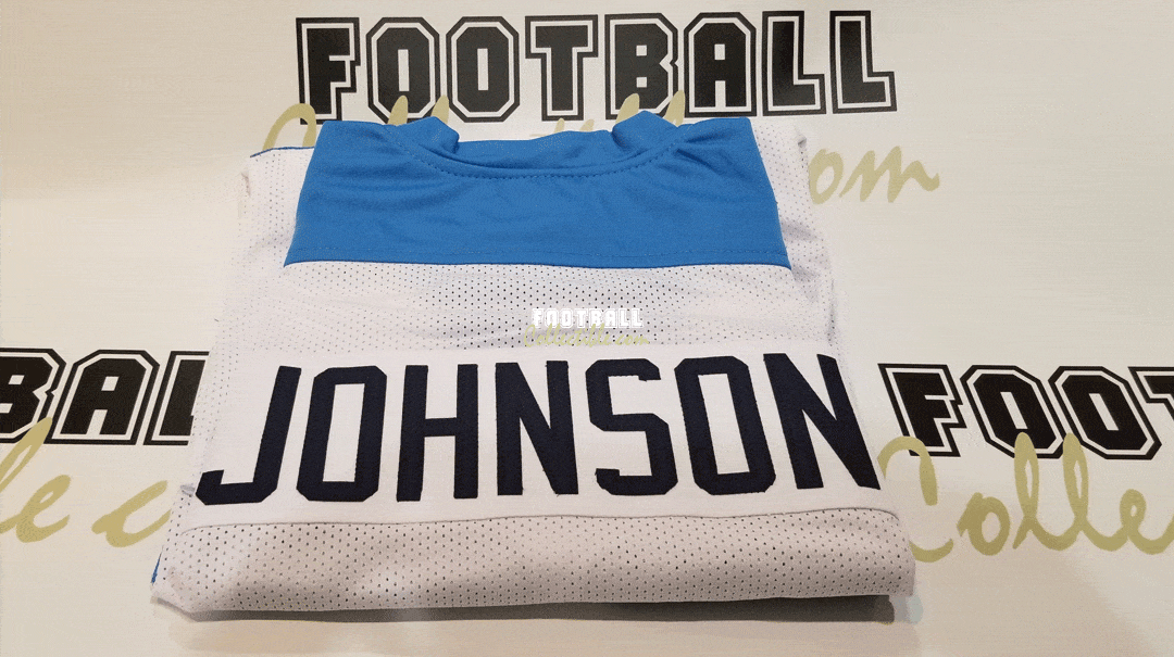 TENNESSEE TITANS 10TH ANNIVERSARY SIGNED CHRIS JOHNSON #28 JERSEY