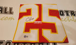 Autographed Jerseys Clyde Edwards-Helaire Autographed Kansas City Chiefs Jersey