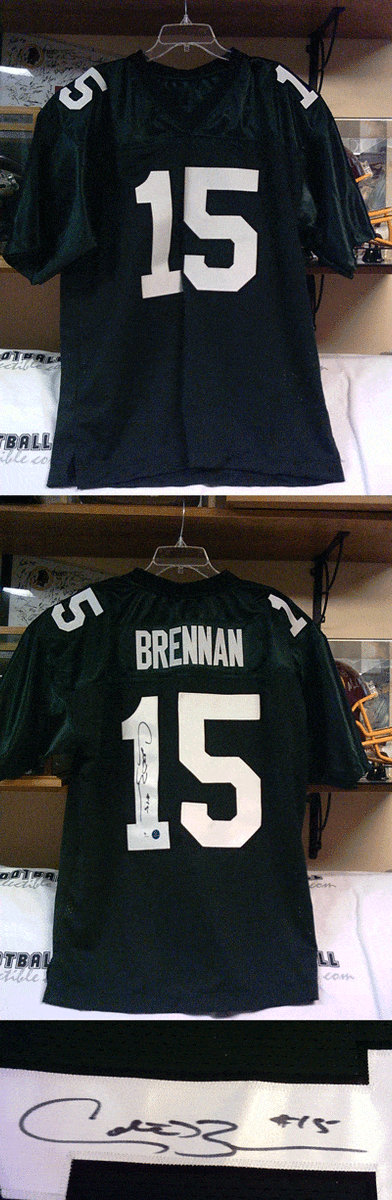 Colt Brennan Autographed Hawaii Stitched Jersey