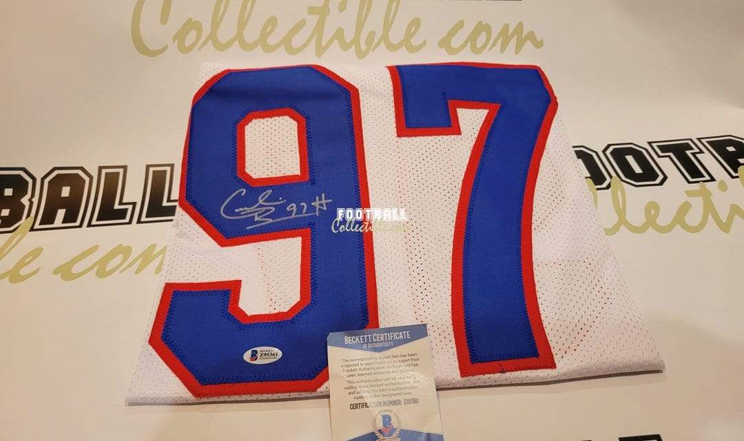 footballcollectible Cornelius Bennett Autographed Buffalo Bills Jersey