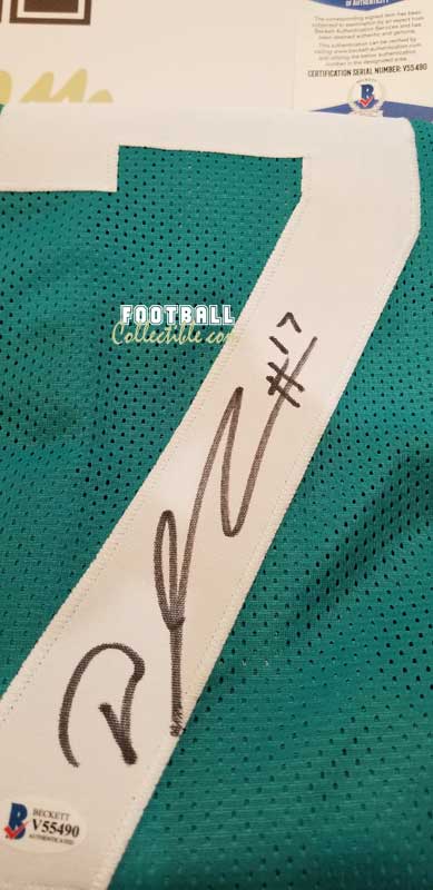 Fred Taylor Signed Jaguars White Jersey (Beckett COA) Jacksonville