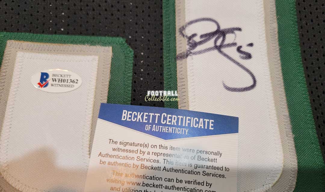 Donovan Mcnabb Autographed/Signed Jersey Beckett COA Philadelphia