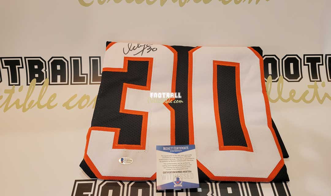 Elbert 'Ickey' Woods Autographed Cincinnati Bengals Jersey –