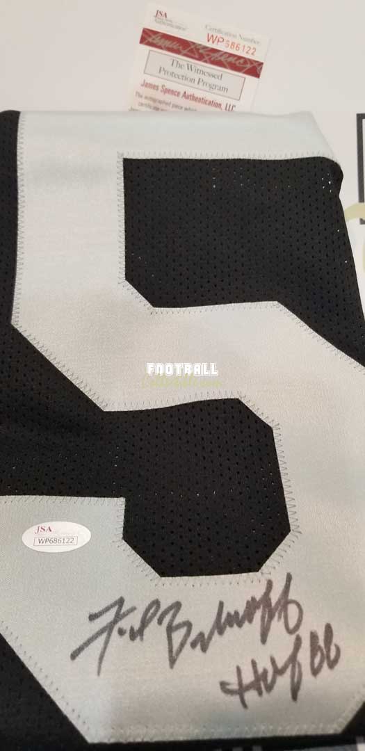 : Raiders Fred Biletnikoff Autographed White Jersey