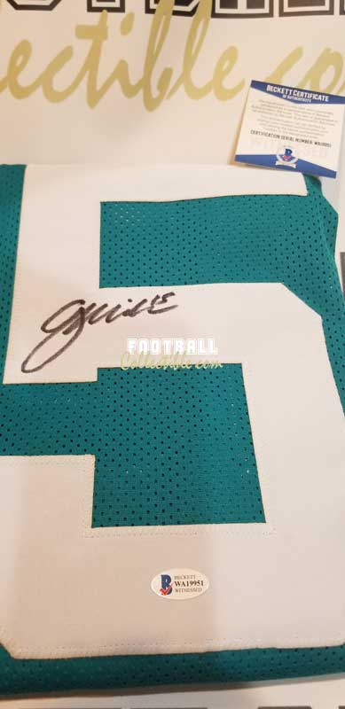 Gardner Minshew II Signed Jaguars Jersey (Beckett COA) Jacksonville  Quarterback