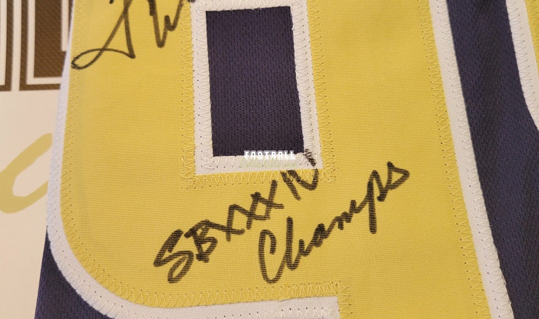 Grant Wistrom Signed St. Louis Rams Jersey (JSA COA) Super Bowl XXXIV –