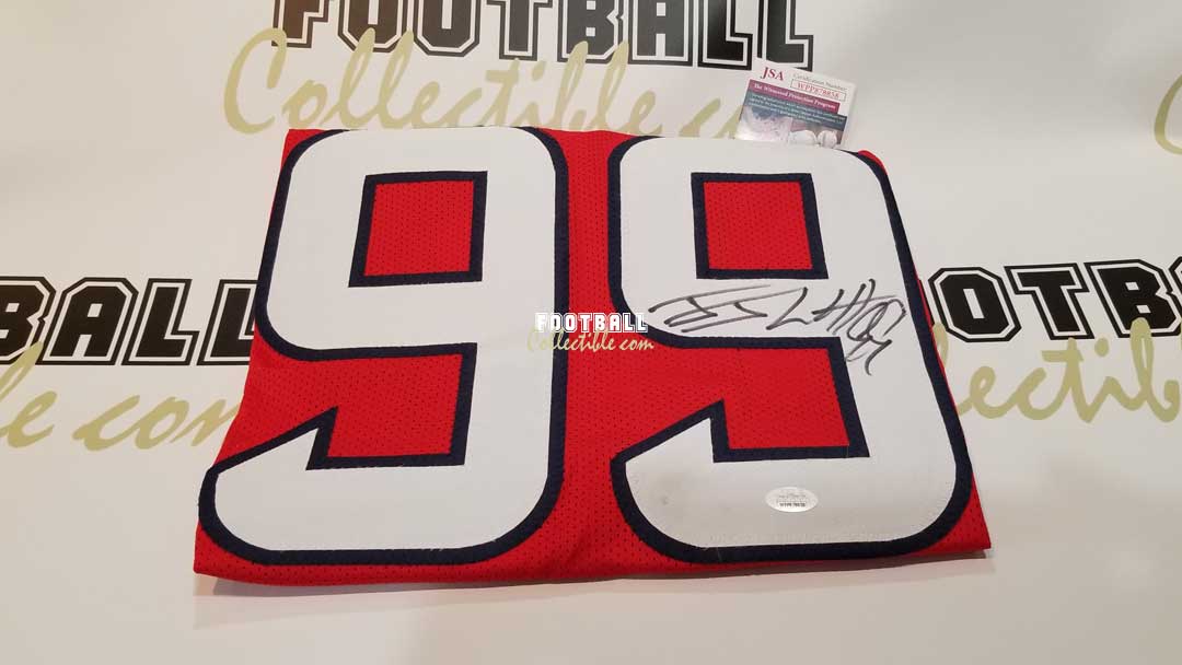 JJ Watt Signed Jersey - JSA Witness - Wisconsin Badgers Autrographed 