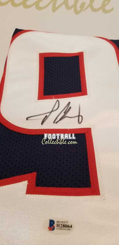 footballcollectible Arian Foster Autographed Houston Texans Jersey