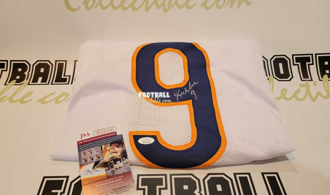 Gale Sayers Autographed Chicago Bears Custom White Football Jersey - JSA  COA